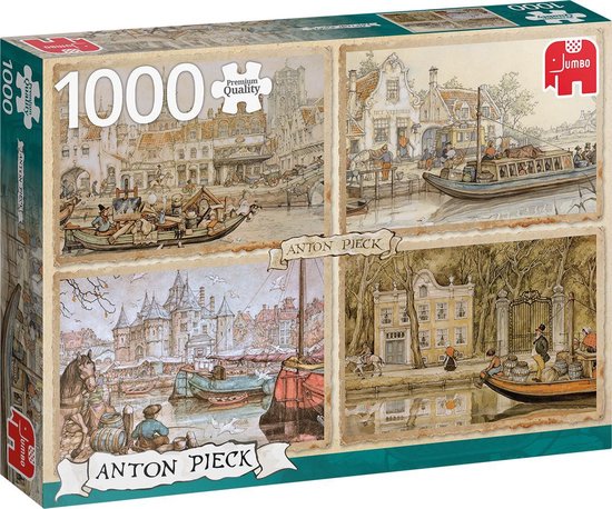 9 prachtige Anton Pieck legpuzzels van Jumbo.